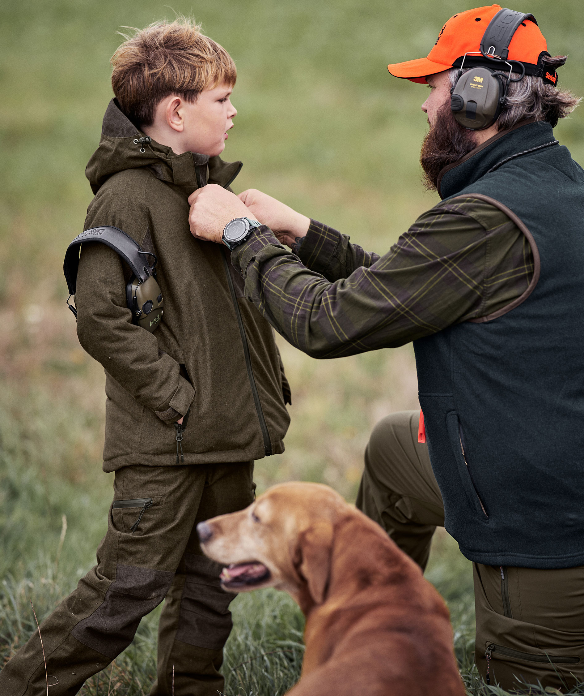 Seeland Avail jacket for kids, Pine Green Melange, large image number 10