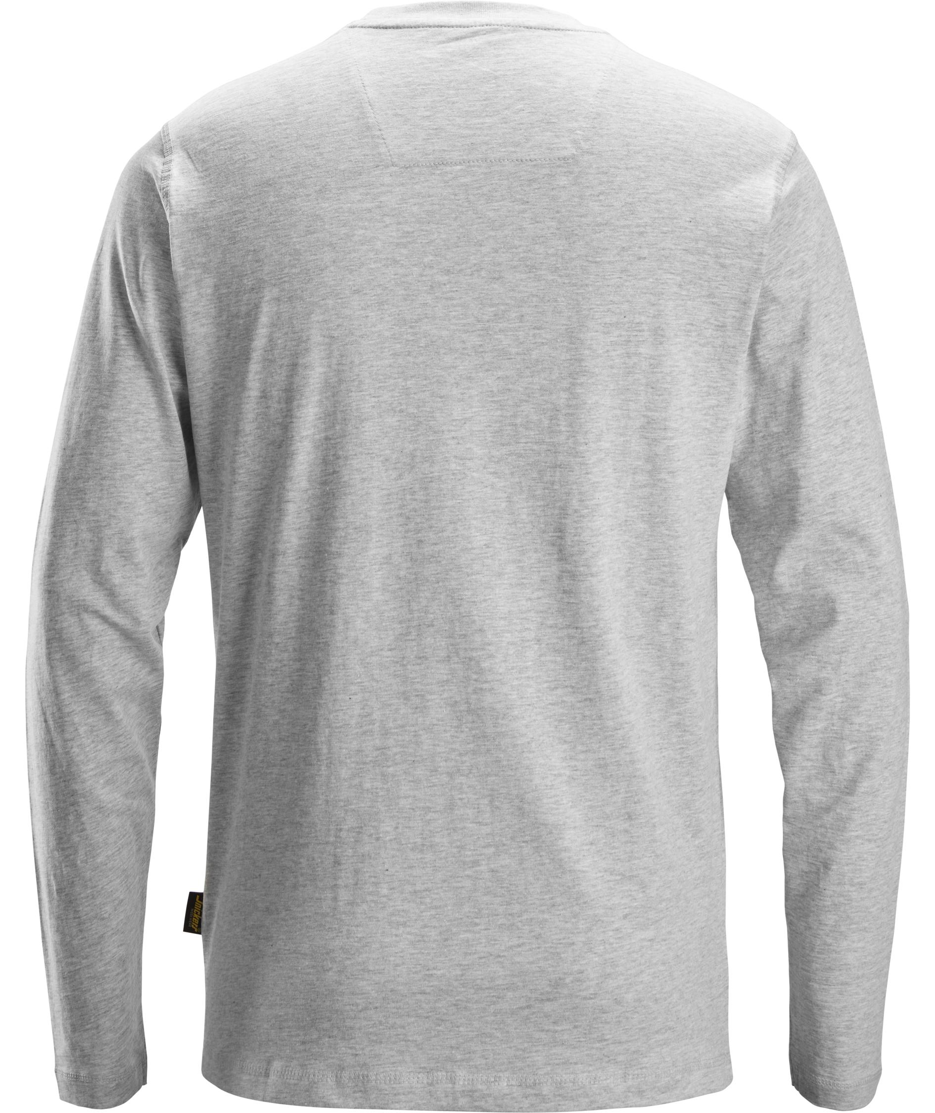 Snickers long-sleeved T-shirt 2496, Grey Melange
