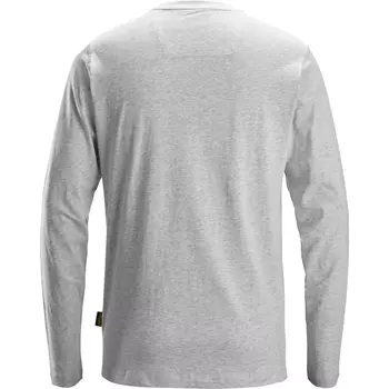 Snickers long-sleeved T-shirt 2496, Grey Melange