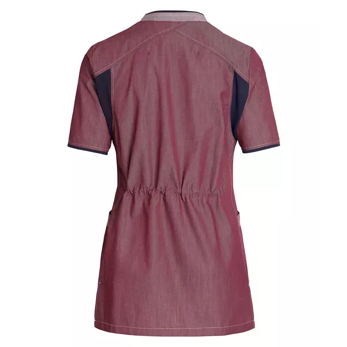 Kentaur women's short-sleeved shirt, Wine/Ocean, large image number 2