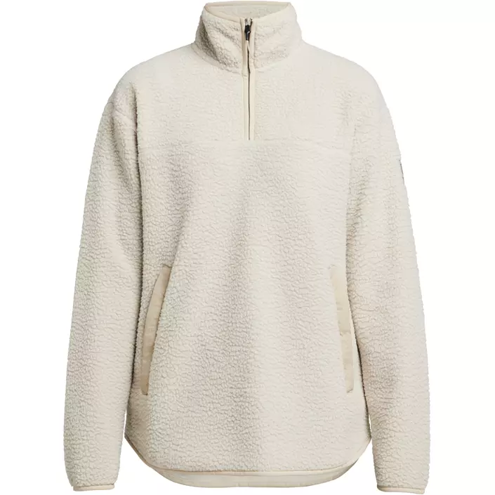 Tenson Yoke halfzip pälsfibertröja dam, Sand, large image number 0