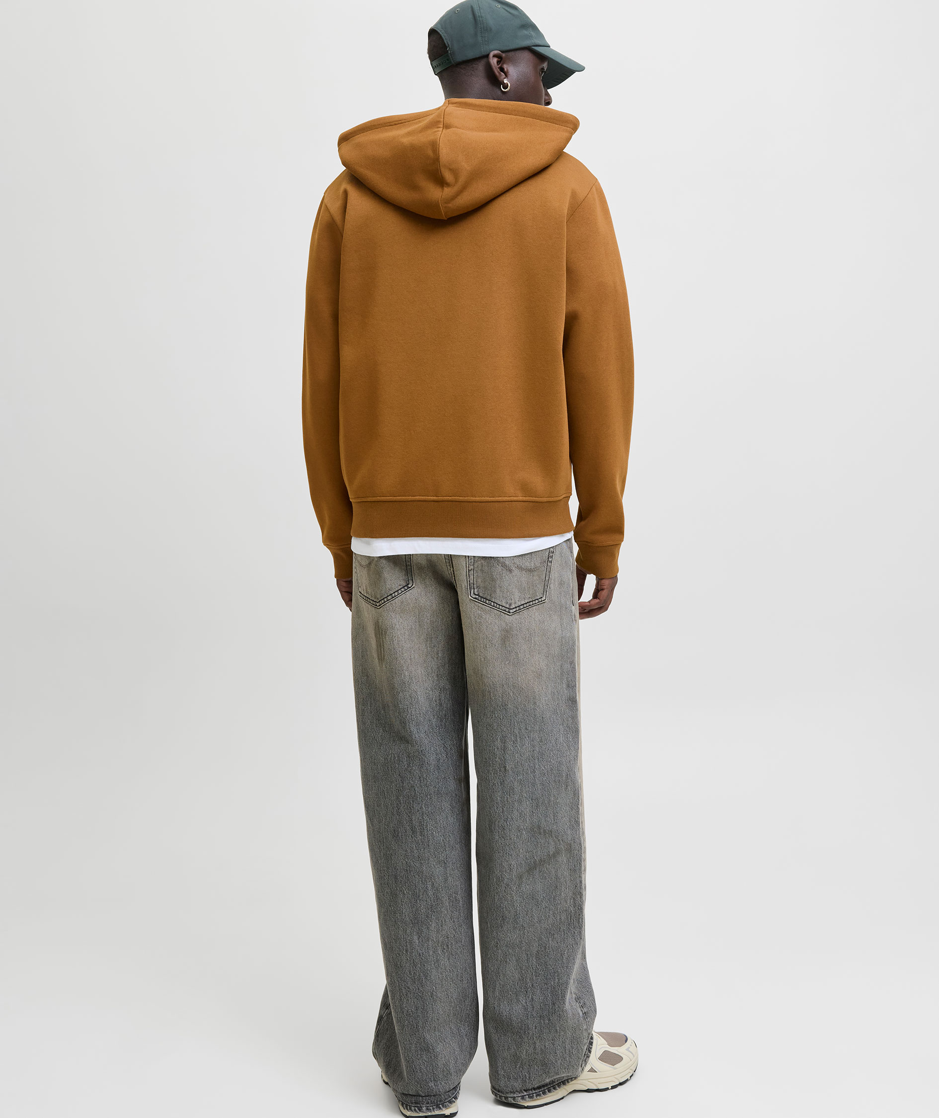 Jack & Jones JJEBRADLEY h&aelig;ttetr&oslash;je med lynl&aring;s, Monks Robe, large image number 3