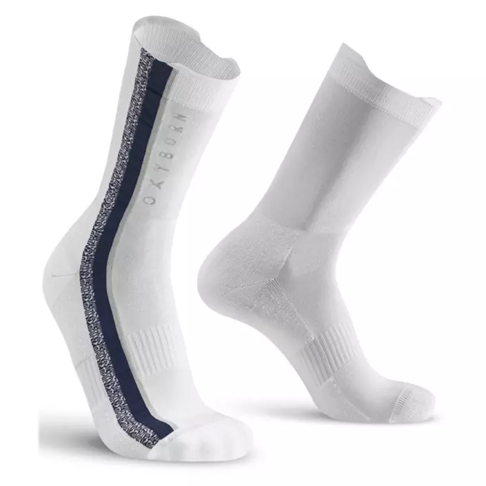 Oxyburn Change strømper, White/Navy, large image number 0