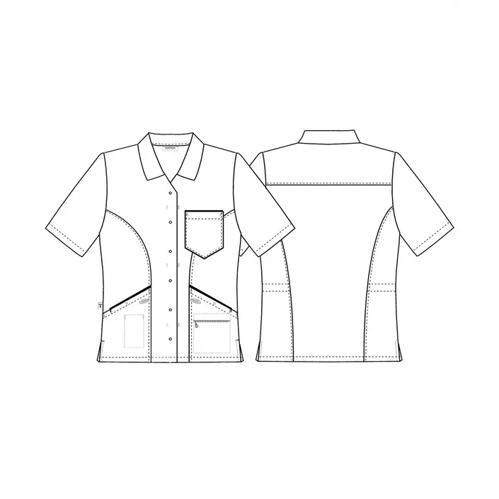 Kentaur short-sleeved women's shirt, Bordeaux, large image number 1