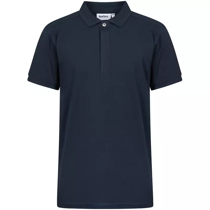 NewTurn Luxury Stretch Polo T-skjorte, Navy, large image number 0