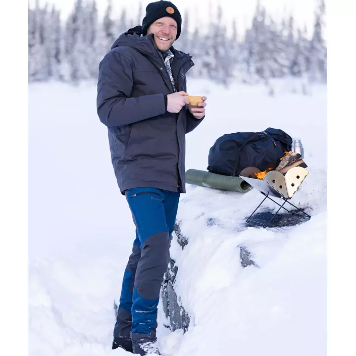 Pinewood Caribou TC bukser, Deep Dive/Dark Anthracite, large image number 10