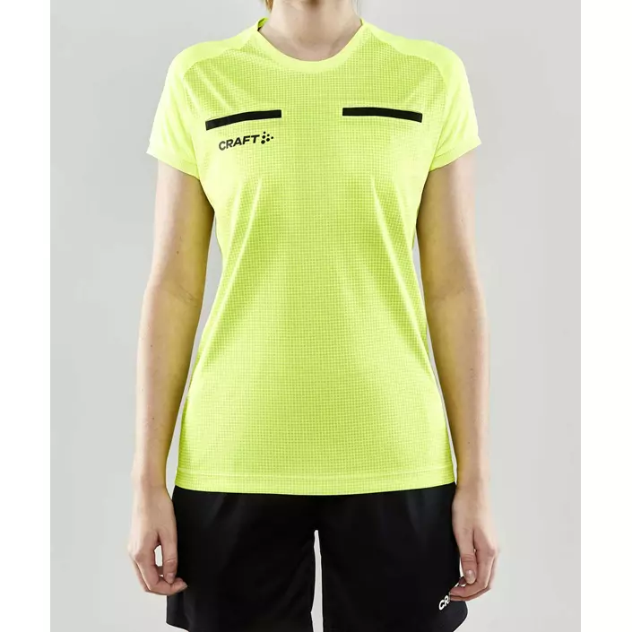 Craft Evolve Referee dame T-skjorte, Flumino, large image number 1