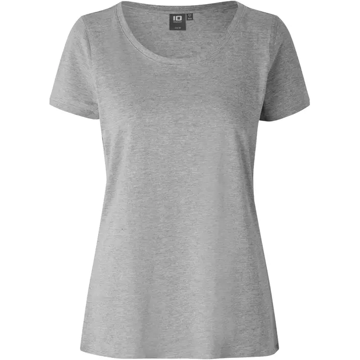 ID women's O-neck T-shirt, Grey Melange, large image number 0