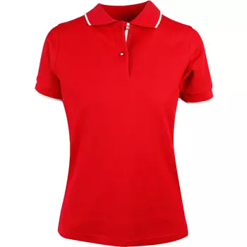 YOU Altea women's polo shirt, Red/White