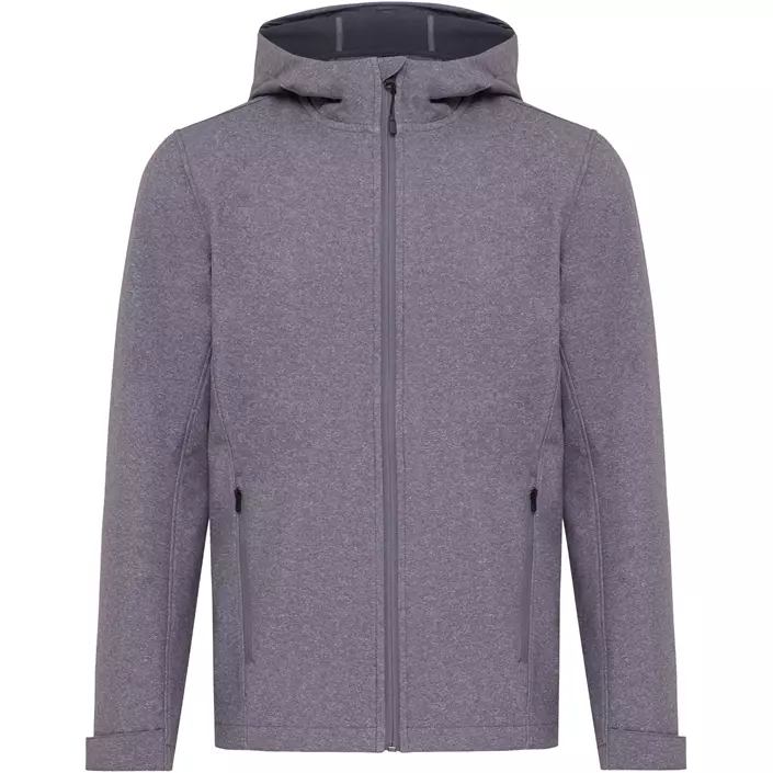 Iqoniq Makalu softshelljacka, Vulcano Heather Grey, large image number 0