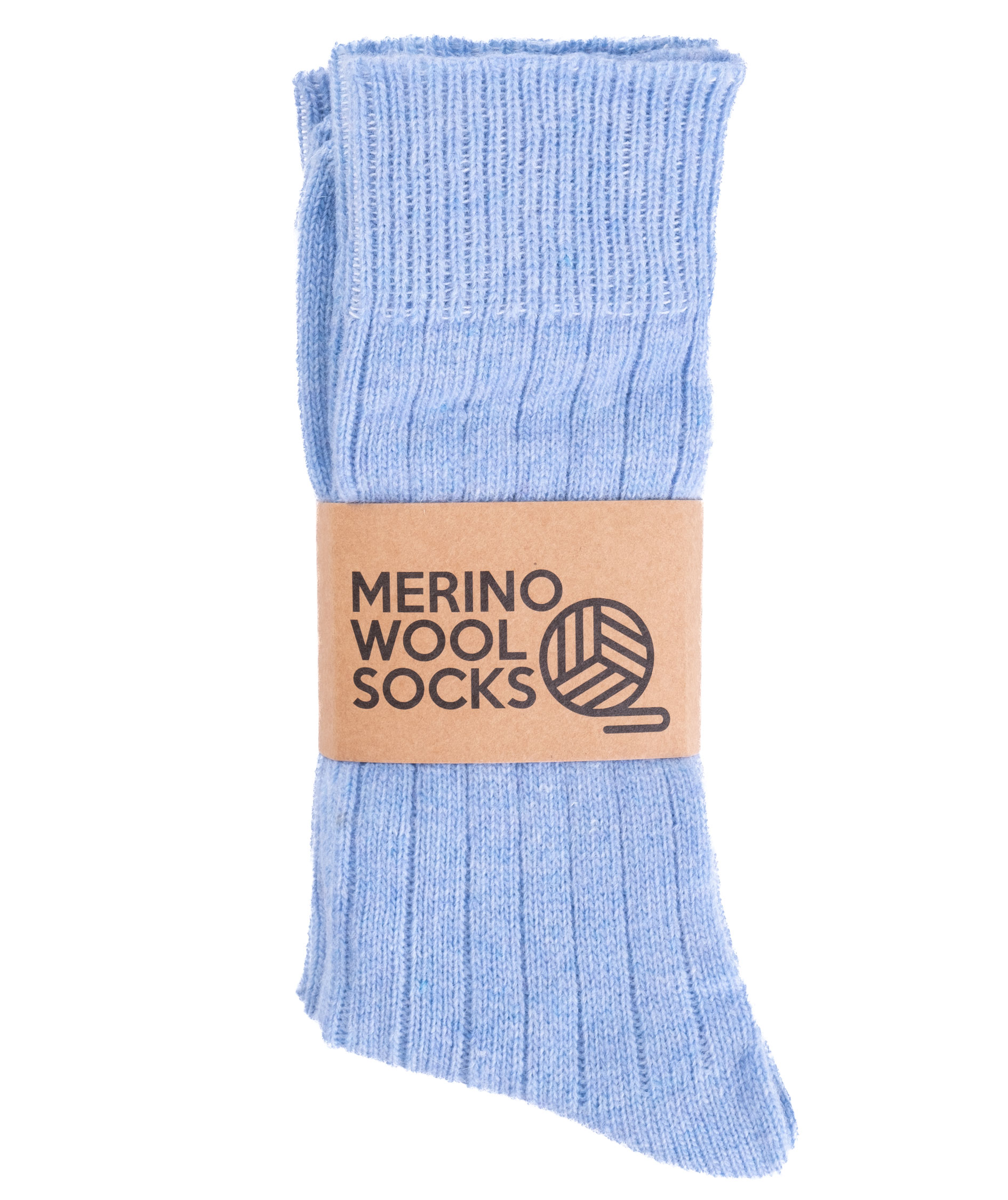 3-pack strumpor med merinoull, Powder blue