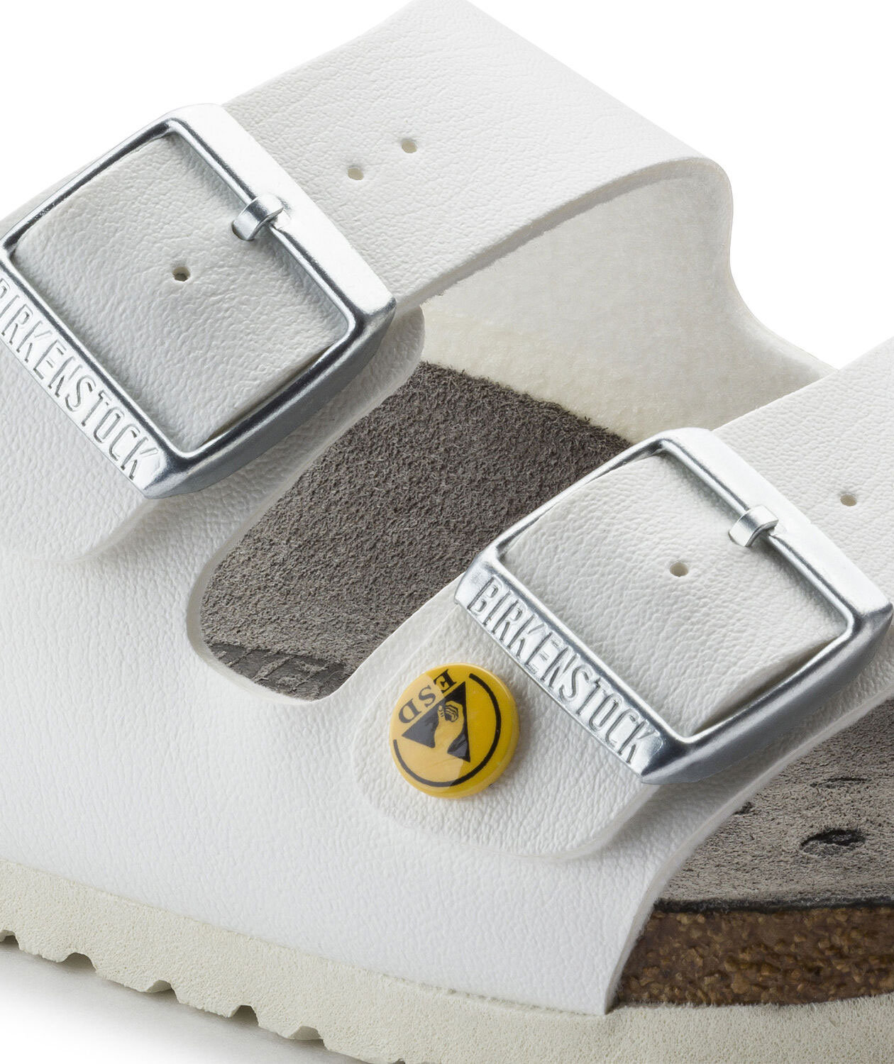 Birkenstock Arizona ESD Narrow Fit sandals, White, large image number 7