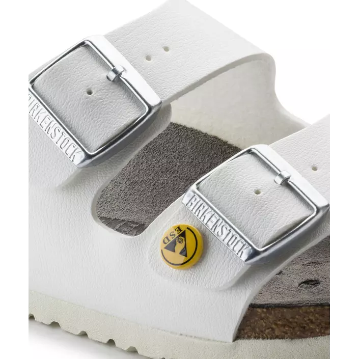 Birkenstock Arizona ESD Narrow Fit sandals, White, large image number 7
