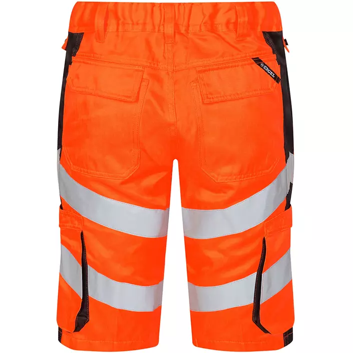 Engel Safety Light arbejdsshorts, Hi-vis orange/Grå, large image number 1