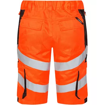 Engel Safety Light Arbeitsshorts, Hi-vis orange/Grau