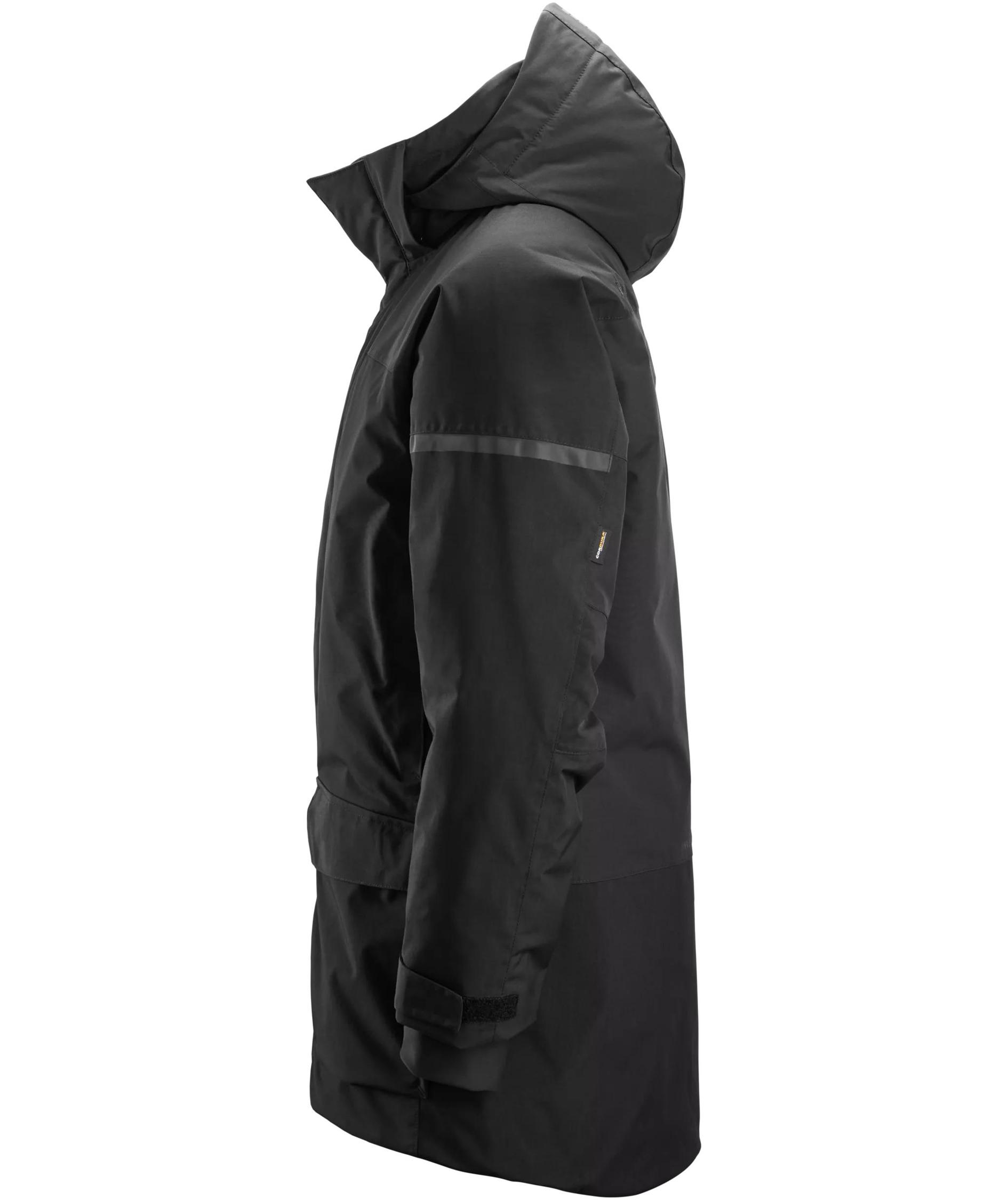 Snickers AllroundWork parka 1801, Black, large image number 6