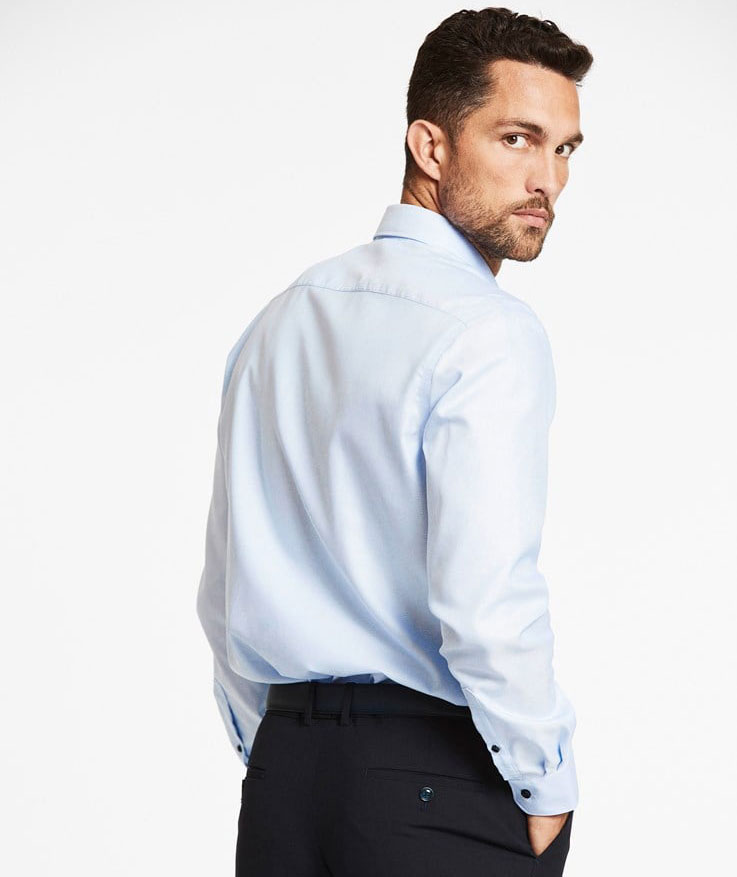 Lindbergh 1927 Signature Modern fit shirt, Light Blue, large image number 3