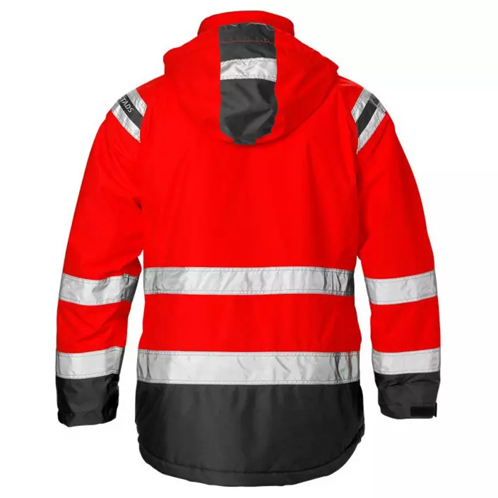 Fristads women's winter jacket 4037 GTT, Hi-vis Red/Black, large image number 1