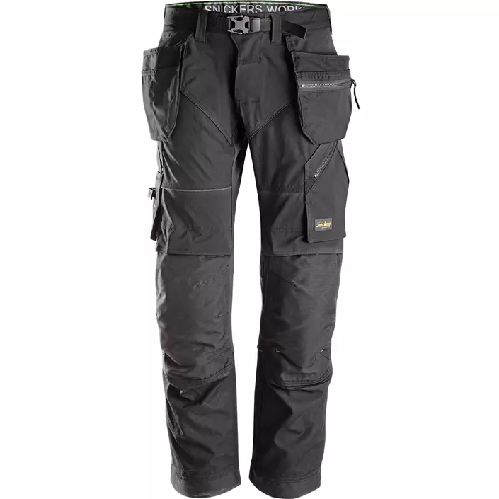 Snickers FlexiWork craftsman trousers 6902, Black, large image number 0