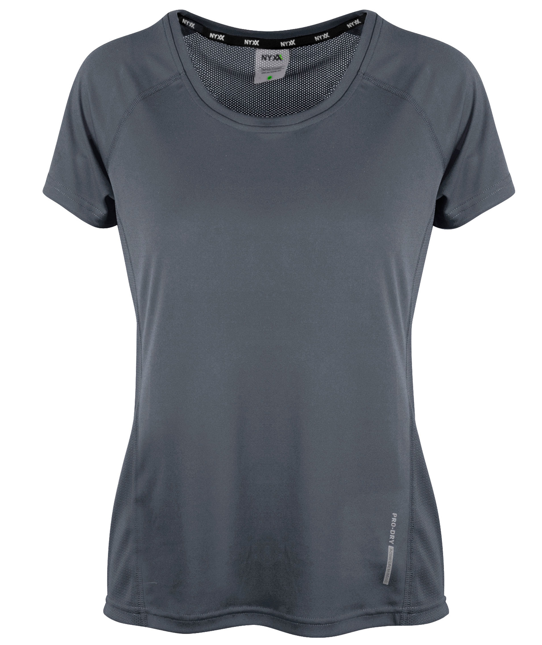 NYXX Run women's T-shirt, Carbon, Carbon, swatch