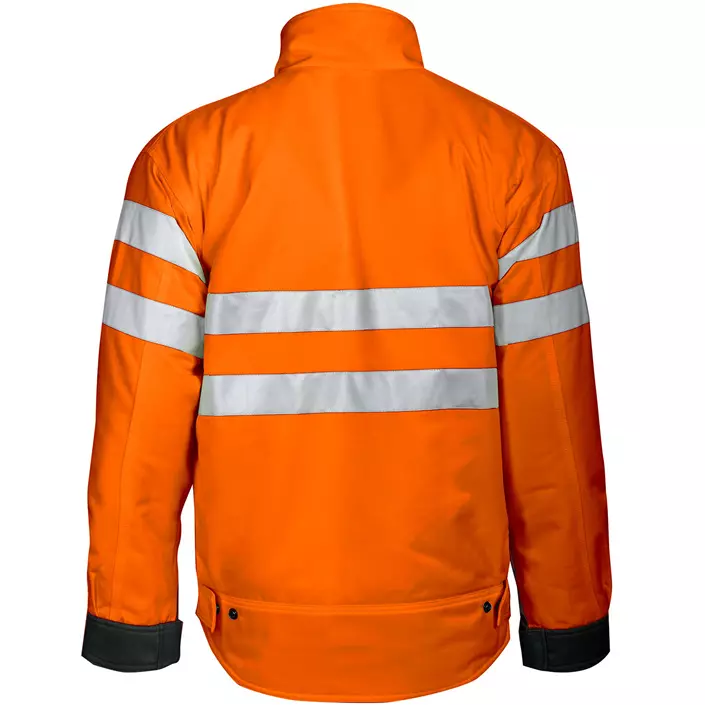 ProJob winter jacket 6407, Hi-Vis Orange/Black, large image number 1