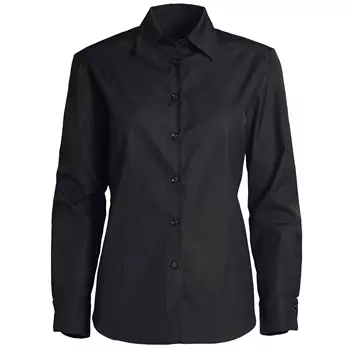 Kentaur modern fit long-sleeved women's shirt, Black