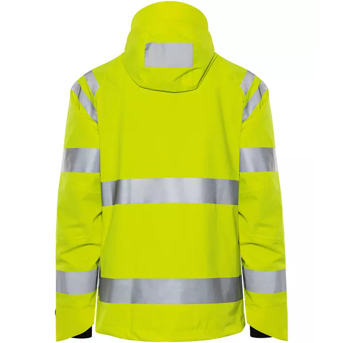 Fristads shell jacket 4680 GLPS, Hi-Vis Yellow, large image number 2
