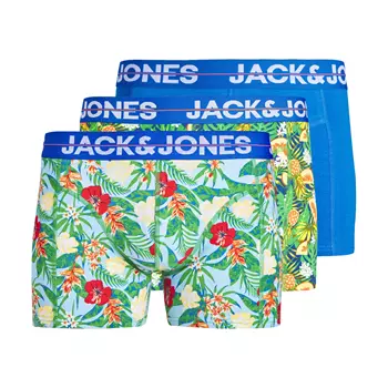 Jack & Jones Plus JACPINEAPPLE 3-pak boxershorts, Victoria Blue