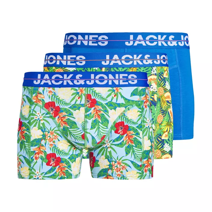 Jack & Jones Plus JACPINEAPPLE 3-pak boxershorts, Victoria Blue, large image number 0