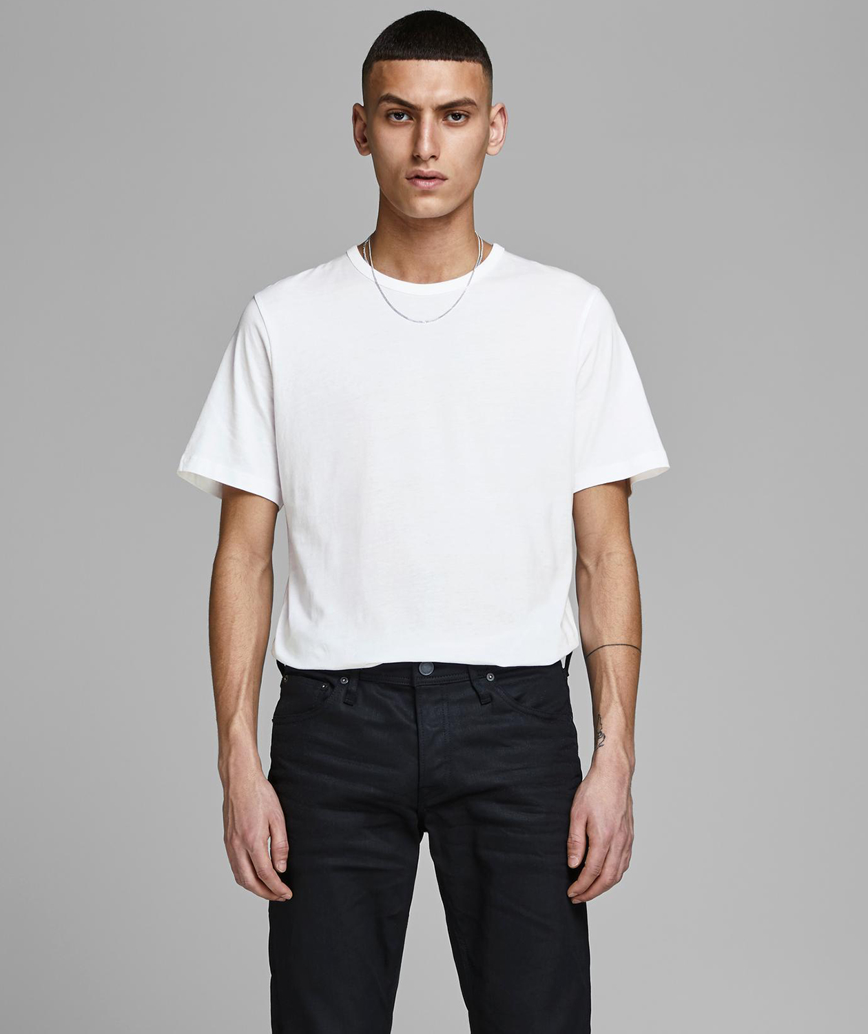 Jack & Jones JABASIC 2-pack short-sleeved underwear shirt, White, large image number 4