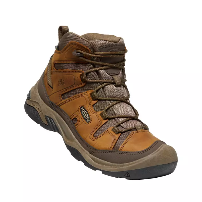 Keen Circadia MID WP Wanderstiefeletten, Bison/Brindle, large image number 0