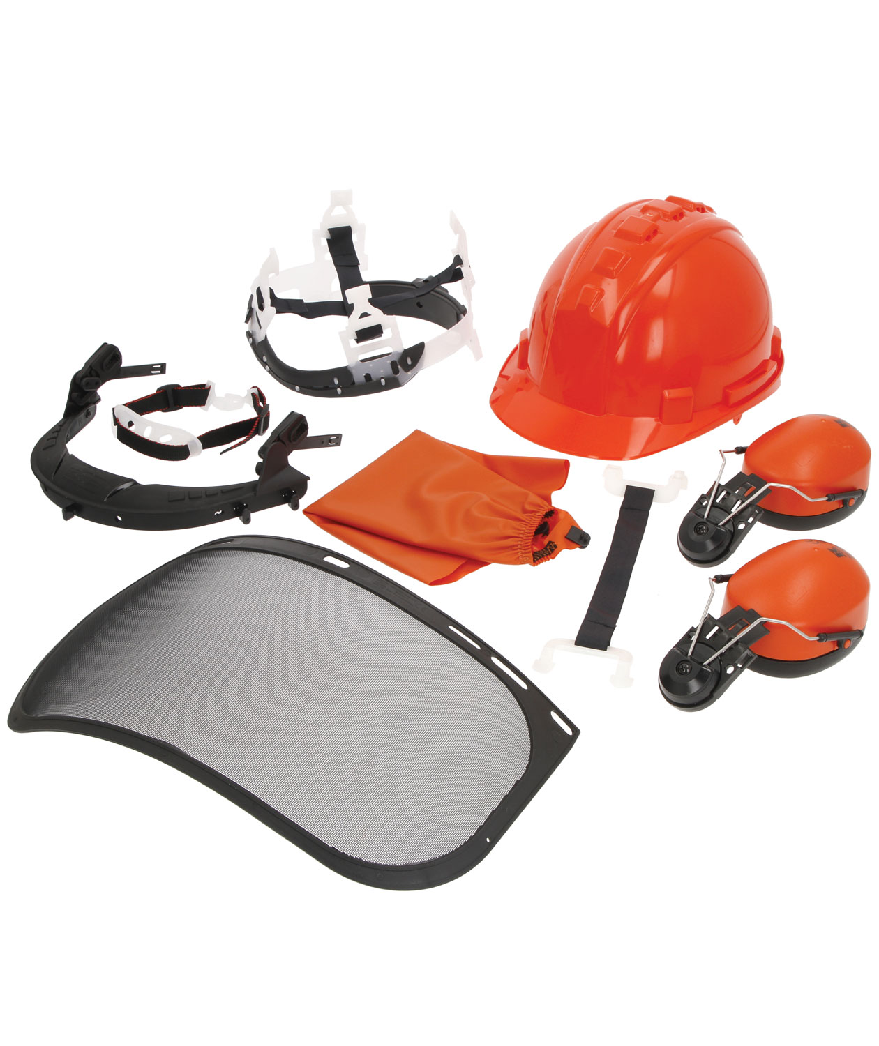 Kramp Premium skogshj&auml;lmspaket, Orange/Svart