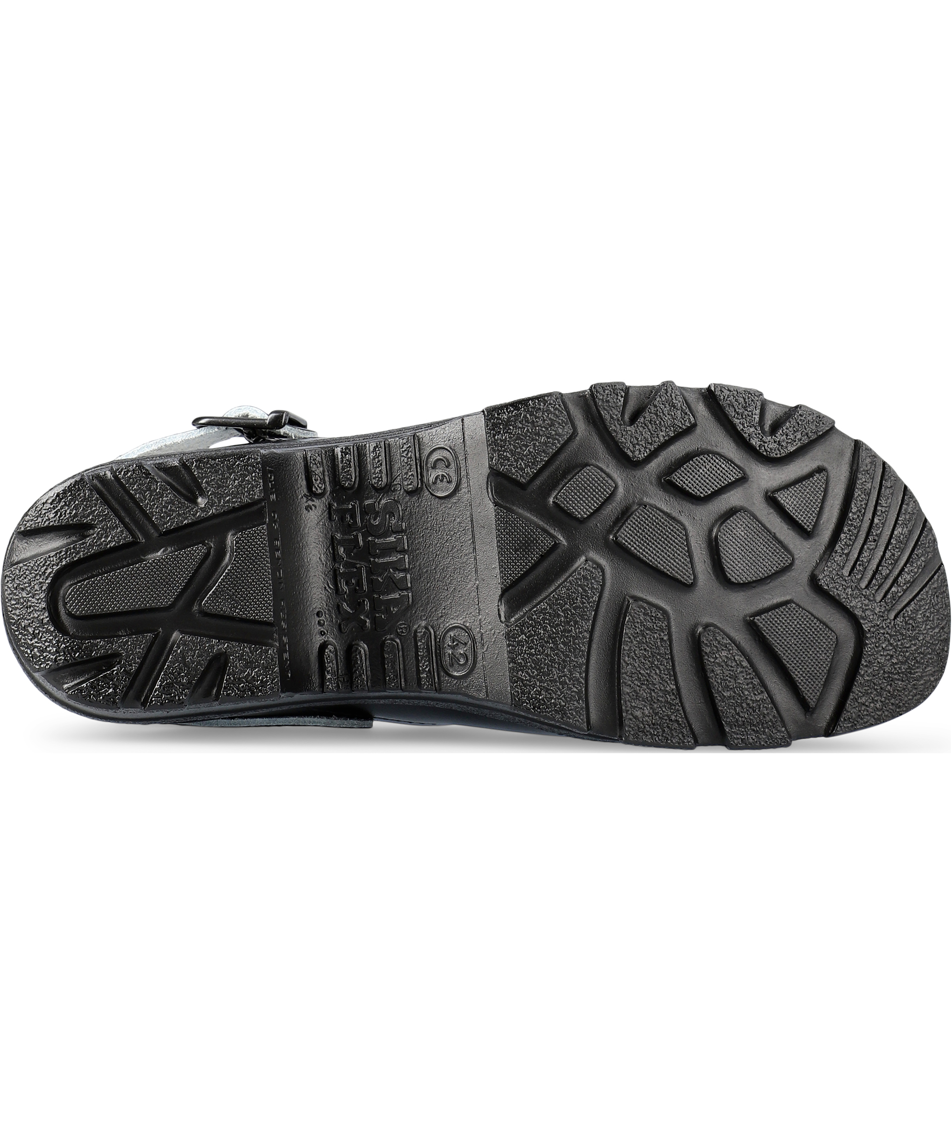 Sika Flex LBS safety clogs with heel strap SB, Black, large image number 4