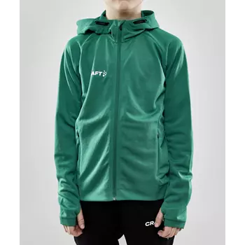 Craft Evolve hoodie for kids, Team green