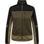 Engel Entire Damen midlayer Cardigan, Forest Green/Black Engel Entire Damen midlayer Cardigan, Forest Green/Black