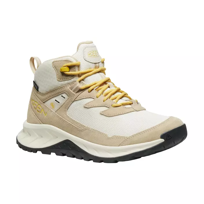 Keen Hightrail Mid WP vandrarkängor dam, Birch/daffodil, large image number 2