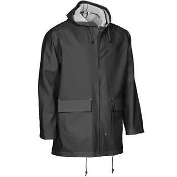 Elka Elements Outdoor PU/PVC rain jacket, Black