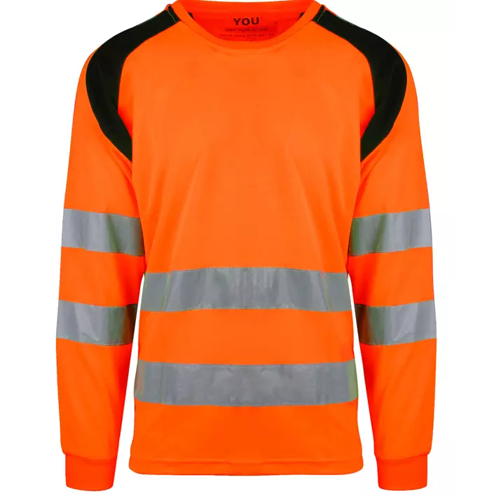 YOU Lund långärmad T-shirt, Varsel Orange, large image number 0