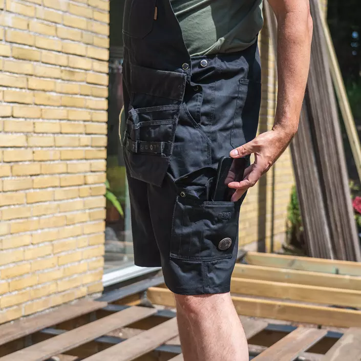 Westborn Core shorts overalls, Black, large image number 2