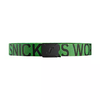 Snickers logo belt, Apple green/black