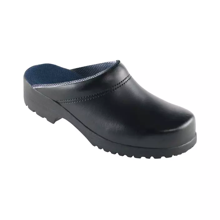 Euro-Dan Airlet Flex clogs without heel cover, Black, large image number 0