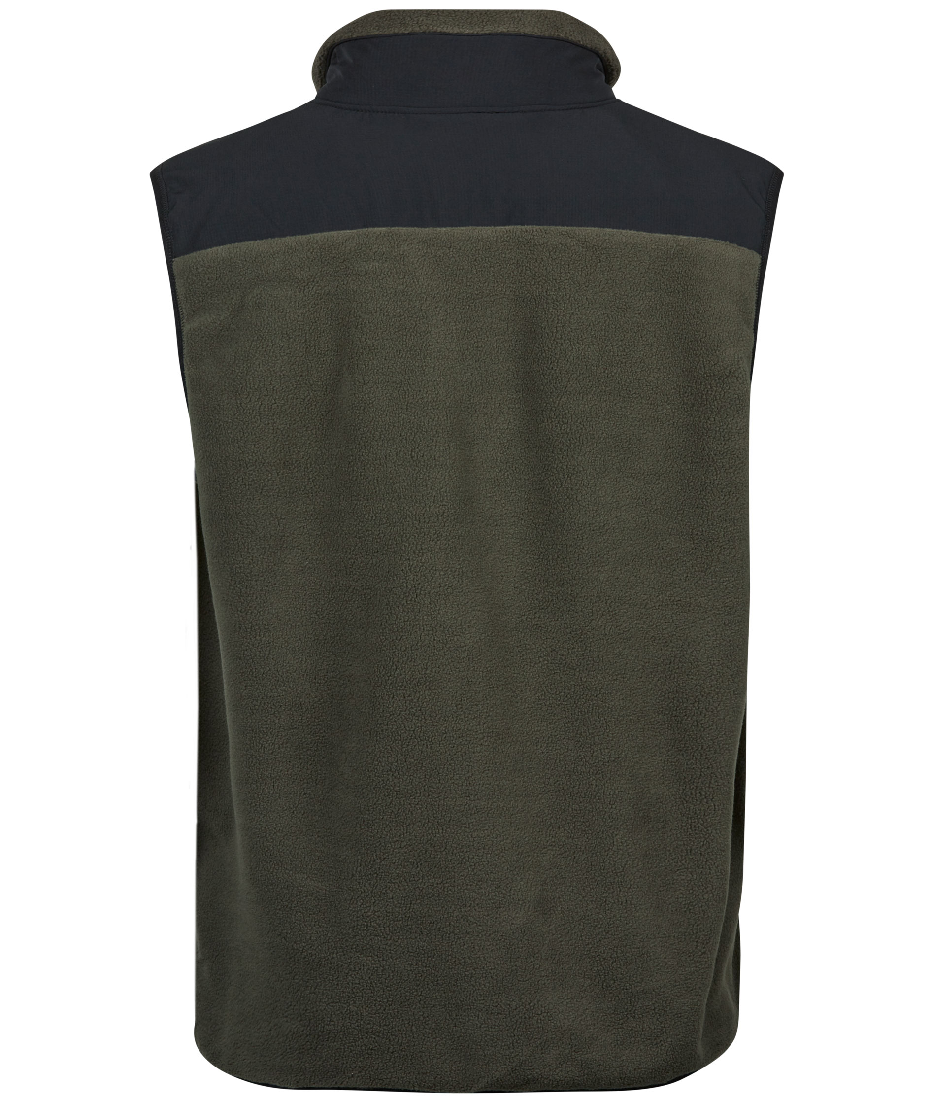 Tee Jays mountain fleece vest, Deep Green/Black