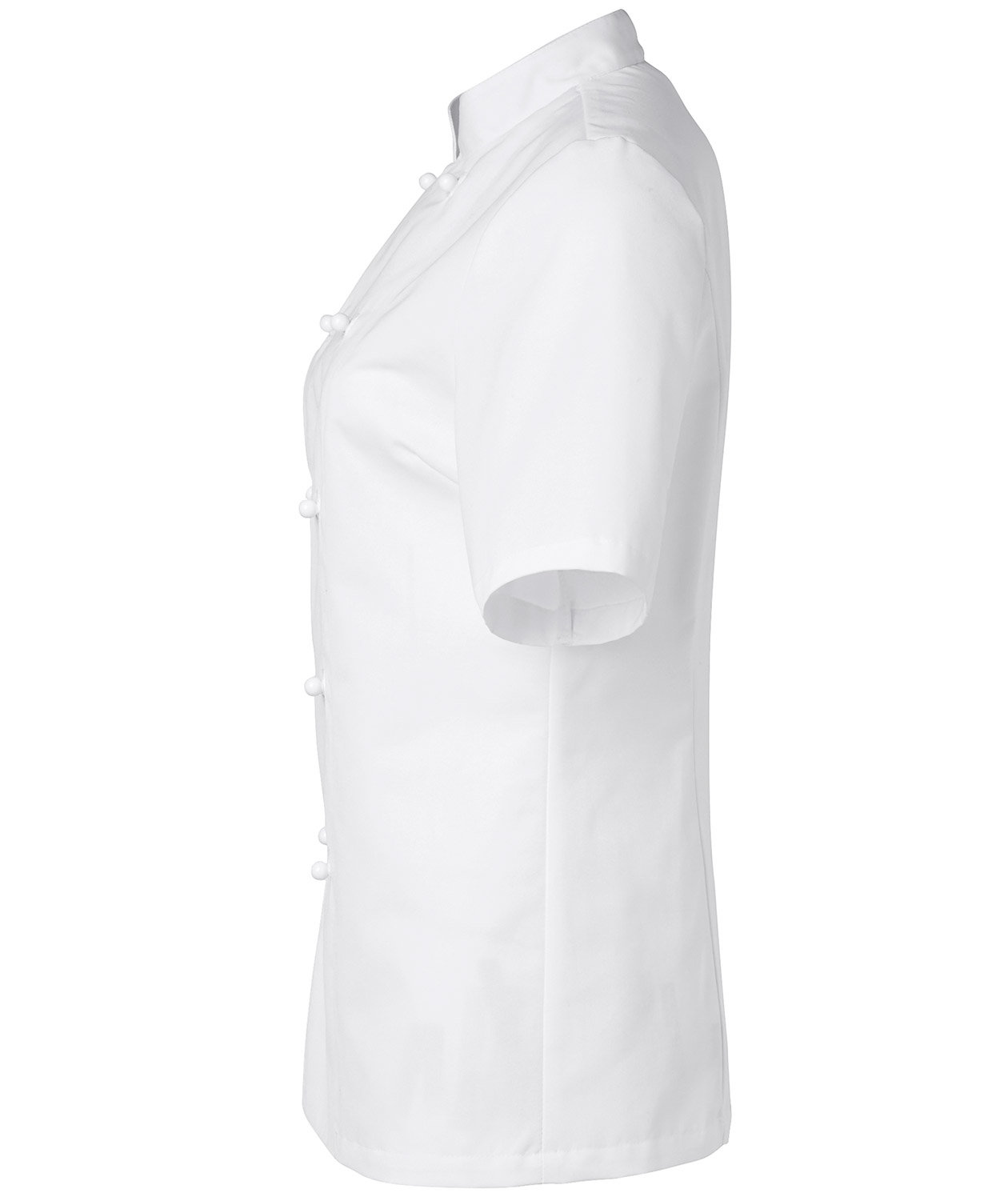 Segers women's short sleeved chefs jacket, White, large image number 4
