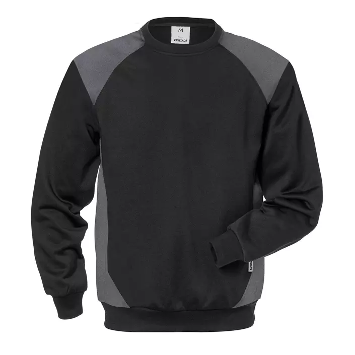 Fristads sweatshirt 7148 SHV, Black/Grey, large image number 0