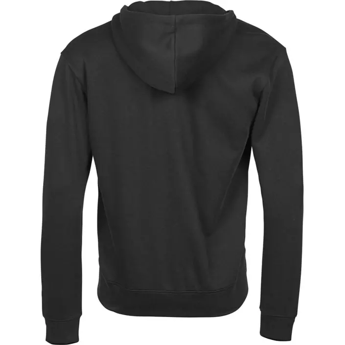 Tee Jays hoodie med dragkedja, Black, large image number 2