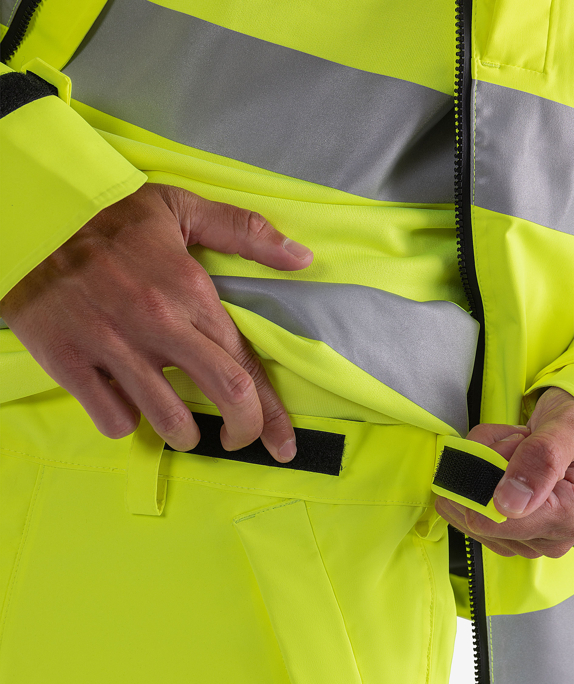 Fristads shell trousers 2680 GLPS, Hi-Vis Yellow, large image number 6