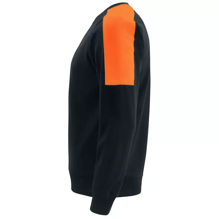 ProJob Sweatshirt, Schwarz/Orange, large image number 2