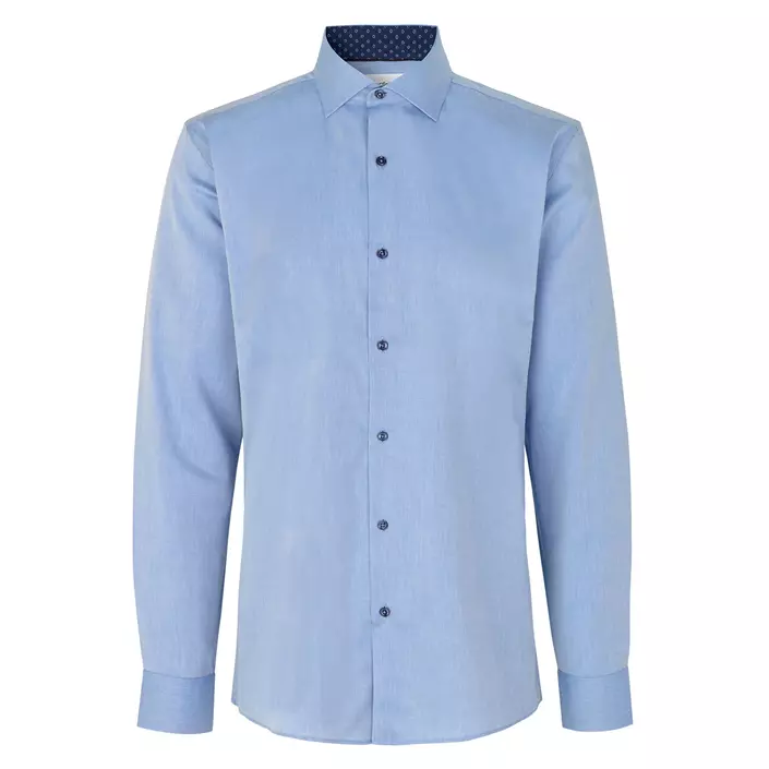 Seven Seas Fine Twill Virginia Slim fit skjorta, Ljus Blå, large image number 0