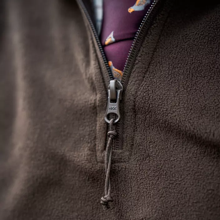 Seeland Benjamin half zip fleecetröja, Pine green, large image number 3