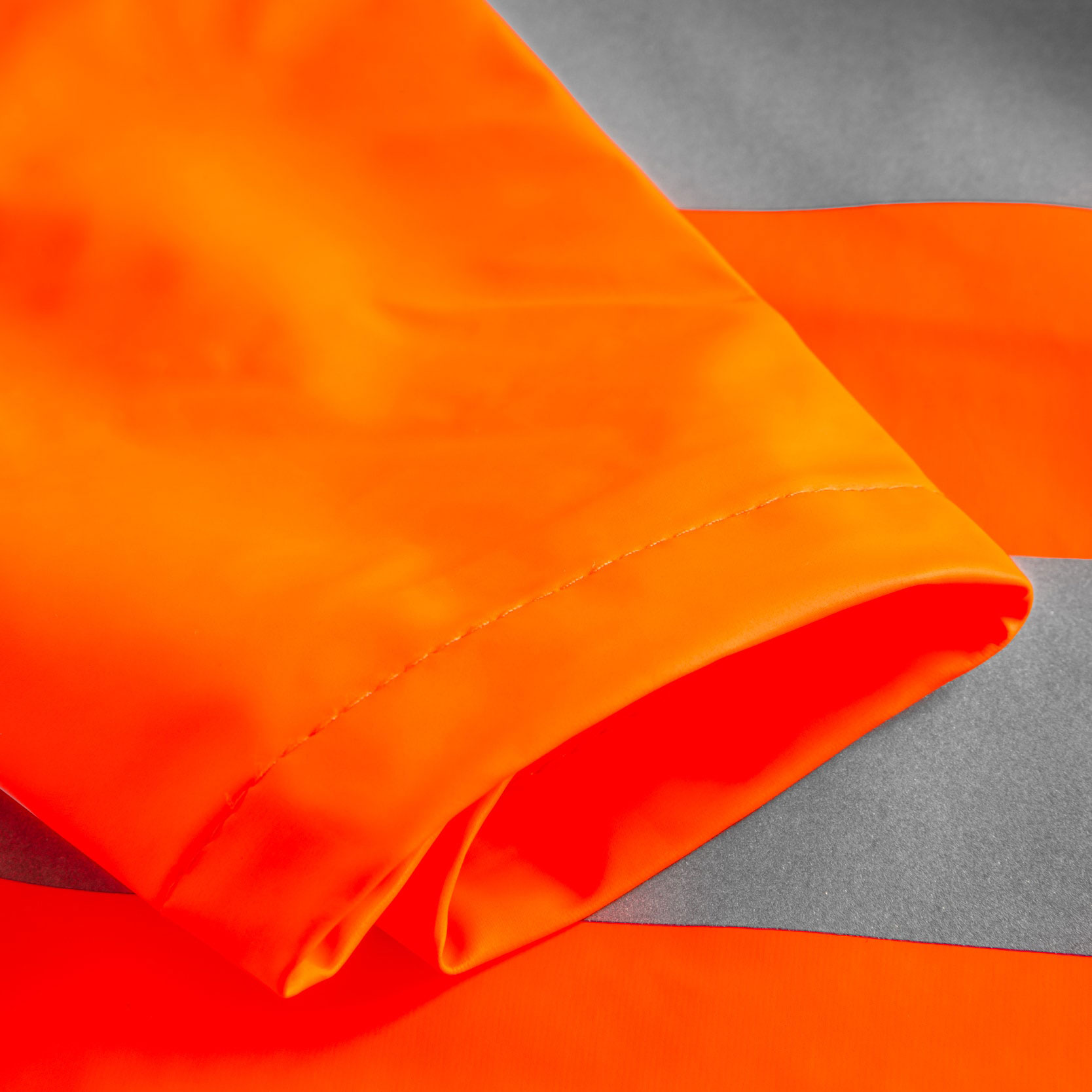 Lyngs&oslash;e Multinorm PU rain jacket, Hi-vis Orange, large image number 4